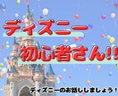 ディズニーのパーク初心者さんとディズニー雑談します 次の時更にパークをたのしむにむけての「ゆっくり」相談相手♪* イメージ1