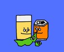 ポップでかわいいイラスト作成します 人物、動物、食べ物など幅広いジャンルにお応えします イメージ3