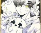 貴方のご要望に合わせたイラスト原画を提供します 【8月限定価格】アナログ原画を特別価格でお届けします イメージ5