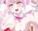 ご希望のイラスト一枚絵で描きます アニメ塗りを主に使用しますが、厚塗りでも可能です。 イメージ1