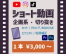 YouTube・SNS用ショート動画の編集承ります 編集歴9年。切り抜き・企画用問わずご相談ください！ イメージ1
