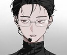 商用OK!!かっこいい子のアイコンイラスト描きます SNSで使用するアイコンを描きます！ イメージ1