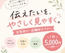 女性向け・店舗向けバナーを5,000円で制作します 伝えたいを、やさしく見やすい1枚に。 イメージ1