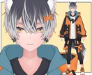カッコイイ男性Vtuberモデル制作します キャラデザからモデリング一括無料修正アフターフォロー込み イメージ8