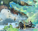 キャラ×背景のイラストとオプションで音楽制作します イラスト音楽ともに同じ制作者なため、作品に統一感が生まれます イメージ5