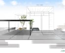 建物の写真や立面図に合わせて外観パースを作成します イラストアプリにて手書き風の温かみあるデザインです。 イメージ4