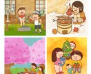 鮮やかで優しいイラストを提供致します 子どもや女性向けの優しいイラストが必要な方へ【商業利用ok】 イメージ3