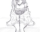 落描き風イラストアイコン描きます アイビスペイントで描きます。早めに制作できます!! イメージ2