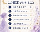 月詠み×算命学であなたの本質を簡易鑑定します 反応タイプと算命学で人間関係・恋愛・仕事の傾向を読み解きます イメージ2