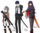 TRPG、ゲーム用の立ち絵お描きします アニメ塗り+ブラシ塗りな立ち絵制作 イメージ5