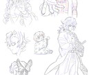 アニメの原画作業承ります 作監、レイアウト、動画検査で半拘束でも承ります。 イメージ1