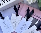 写真映えする席札お作りします 【リボン×パール】で最強の組み合わせの席札♡ イメージ1
