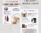伝えたいことを伝えるチラシ作成します ～デザイン性だけではなく、見やすさやお店らしさも大切に～ イメージ1