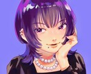 SNSで活躍するイラストやアイコンを制作します ぱっと目を引く印象に残る人物イラストを制作します イメージ1