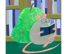 絵本タッチのやさしい手描きイラストを描きます 動物や人物を、アナログならではの手描きの温度感で イメージ3