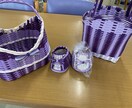 クラフトバンドでオーダーメイドかごお作りします ( PPバンドでのお作りも可能です) イメージ1