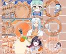 アイコンリング・IRIAMヘッダーセット制作します 特急納期可！単体でのご依頼も歓迎です！！ イメージ10