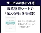 集客に繋がるHP制作｜導線設計と分析を行います 先着2名様価格38,000円｜ヒートマップ・戦略整理シート付 イメージ3