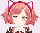 可愛い系の女の子キャラを描きます 配信用・SNSアイコン・サムネ・グッズ用途、色々自由! イメージ3