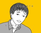 シンプル似顔絵風のイラストを作成します ■ふんわり・さわやか系～SNSアイコンなどに♪ イメージ7