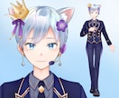 Vtuberキャラデザ～モデリング全て制作します キャラデザ・パーツ分け・モデリング・ロゴまで全部込み！ イメージ10