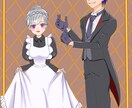 カップルイラスト・SNSアイコン描きます 一枚絵、オリジナル承ります。 最短5日納品◎ イメージ7