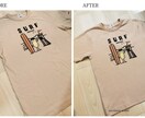Yシャツ・Tシャツの着丈・袖丈調整いたします サイズが合わず困っていませんか?少しの調整で着やすくなります イメージ3