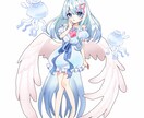 オリジナルキャラクターの一枚絵イラストを制作します あなたの活動のお手伝いをさせていただきます！ イメージ1