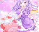 髪にこだわった可愛い一枚絵や動画用イラスト描きます 髪フェチが可愛いロリイラストを描きます イメージ2