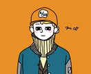 かわいいアイコンやキャラクターを描きます シンプルでかわいいのでアイコンにおすすめ！ イメージ7