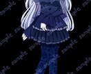 既製品キャラクター販売します 銀髪の女の子で、表情差分８種あります。 イメージ4