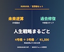 未来逆算と過去修復で人生戦略をまとめます 未来100通過点と過去75修復ステップで人生を再設計します。 イメージ1