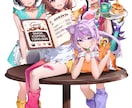 かわいい・かっこいいイラスト描きます Vtuberなど、様々なキャラクターデザインをします イメージ5