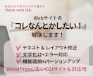 ホームページの修正/修復>20年の経験で対応します Webサイト・WordPressのお悩み解決します！ イメージ1