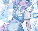 透明感と儚さで心に残るイラストを描きます 青の透明感と儚さで心に残るイラスト制作します♡ イメージ2