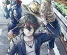 キャラクターイラスト制作賜ります web小説等、表紙や一枚絵などお気軽にどうぞ イメージ1