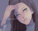 美少女･美人のSNSアイコン描きます 厚塗りで美少女(美人)系のSNSアイコン制作します イメージ5