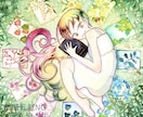 背景つき一枚絵を描きます アナログ透明水彩で目をひくイラストを描きます イメージ5