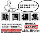低価格で動画編集承ります シンプルで丁寧に分かりやすく編集致します イメージ1