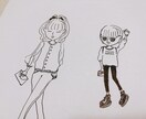 可愛いペン画をお届けします どんな要望にもペン画という形でお答えします☺️ イメージ2