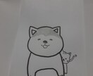 優しいほっこり手書きイラスト書きます 色々な動物や可愛いペットの記念になる一枚を。 イメージ7