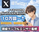 Xエックスインプレッション10万増加+イイネします おまけ付きのイイネ200+インプレッション10万回 イメージ1