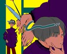 商用利用◎モダンな人物イラスト描きます お客様の満足度を第一に、心が惹かれるイラストを制作します！ イメージ3