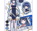 Vtuberさん向けの立ち絵素材作ります 目を惹くキービジュアル画像でアピールしませんか？ イメージ2