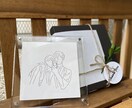 ギフトプランB/イラスト/似顔絵描きます 写真を元に線画でオリジナルイラスト作成！ イメージ2