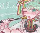 かわいい系のアイコンやイラストを描きます SNSのアイコンや動画のMV用のイラストなどに✨ イメージ4