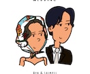 シンプル可愛い似顔絵描きます SNSアイコンや結婚式アイテム、プレゼント等にオススメです！ イメージ3