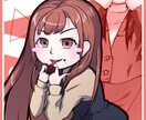 L判ハーフサイズ(カード)のイラストを描きます カードサイズのオリジナルイラストでスマホ背面を飾りませんか？ イメージ3