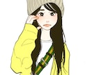 韓国風な女の子描きます おしゃれで柔らかい雰囲気♡各種SNSの印象UPに最適です！ イメージ6