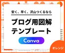 ブログ図解！CANVAテンプレート120種あります 本当に必要な図解だけ！ブログ・SEO歴14年のプロが制作！ イメージ1